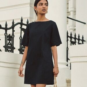 Abercrombie & Fitch Black Mini Shift Dress